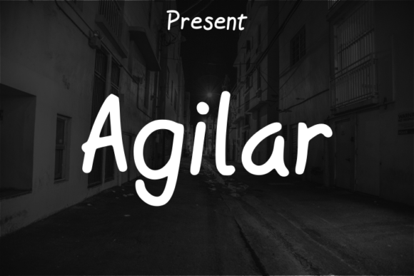 Agilar Typeface: The Modern Script for Campaign Clarity