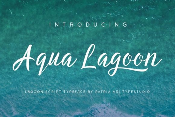 Aqua Lagoon: A Handwritten Font That Builds Brand Warmth