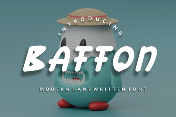 Baffon: A Whimsical Handwritten Font for Distinctive Branding