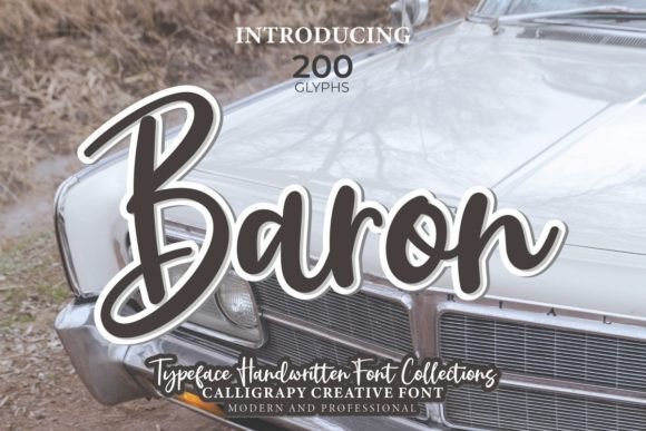 Baron: The Handwritten Typeface That Elevates Your Brand Story