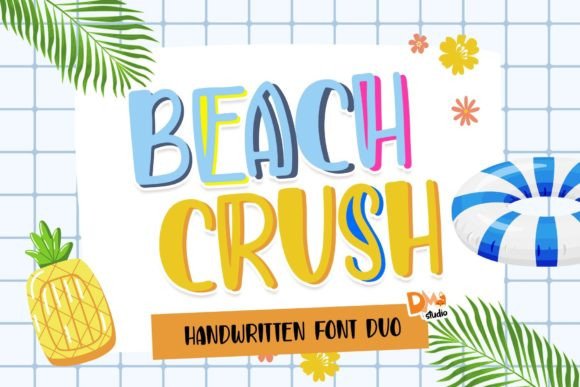 Beach Crush: The Handwritten Typeface for Summer Editorial Projects