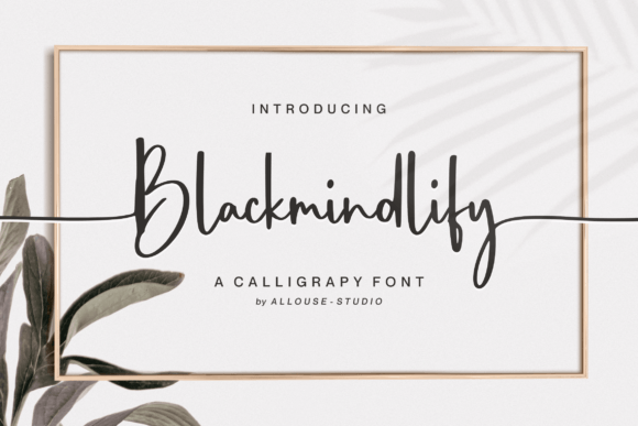 Blackmindlify: A Handwritten Typeface for Editorial Storytelling