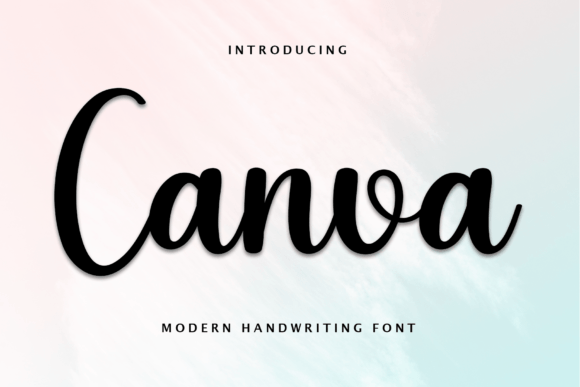 Canva: A Handwritten Typeface for Modern Web Design