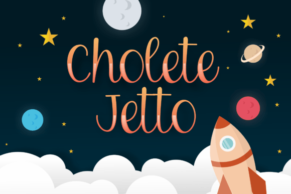 Cholete Jetto: The Bold Handwritten Typeface for Creative Crafts