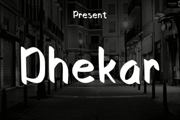 Dhekar: The Modern Script Typeface for Elegant Branding