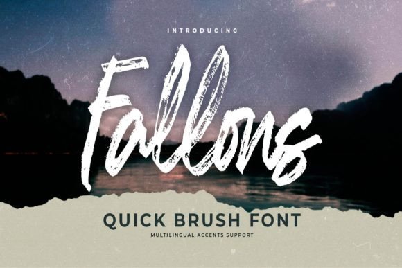 Fallons: A Handwritten Font That Feels Like a Thoughtful Pause