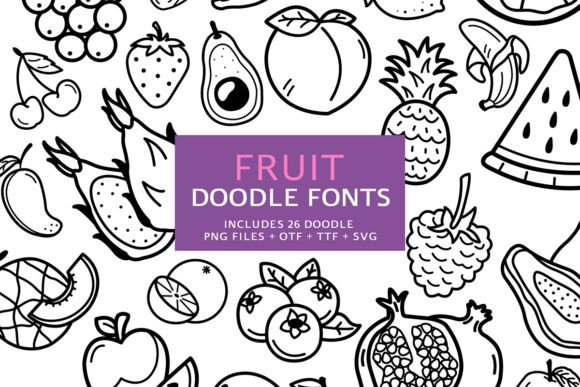 Fruit Doodle: The Playful Typeface That Transforms Brand Identity