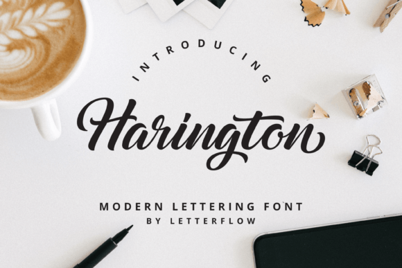 Harington: The Handwritten Typeface for Modern Editorial Design