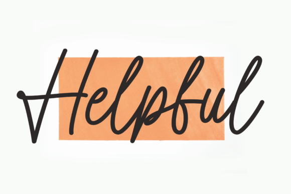 Helpful Typeface: Elevating Web Design with Romantic Script Typography
