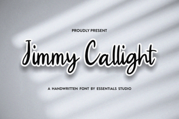 Jimmy Callight: The Handwritten Typeface for Creative Crafts