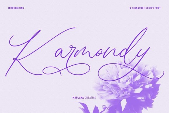 Karmondy: A Premium Script Typeface for Modern Web Design