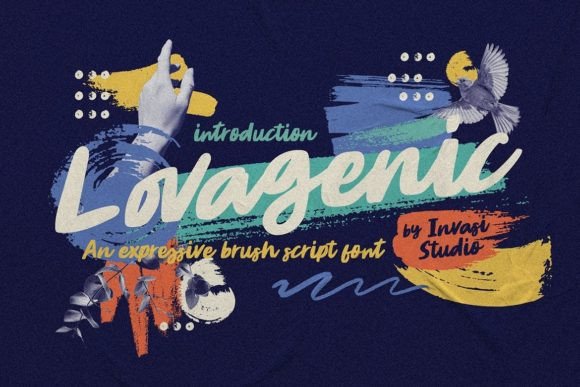 Lovagenic: A Handmade Script Font That Feels Like Real Ink