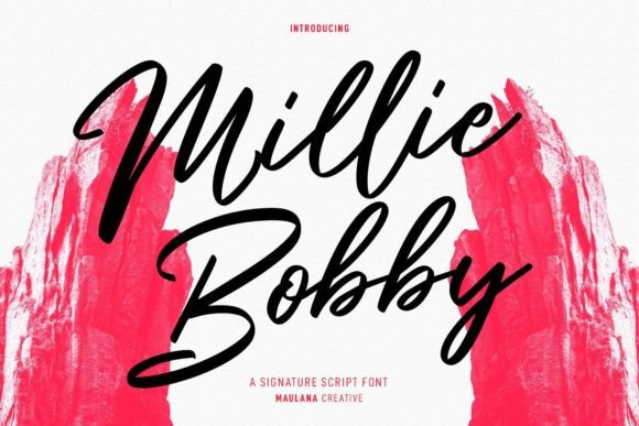 Millie Bobby: A Versatile Handwritten Typeface for Modern Branding