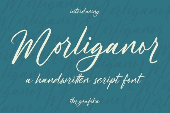 Morliganor: The Expressive Script Font for Authentic Branding
