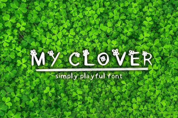 My Clover: A Playful Handwritten Font for Makers