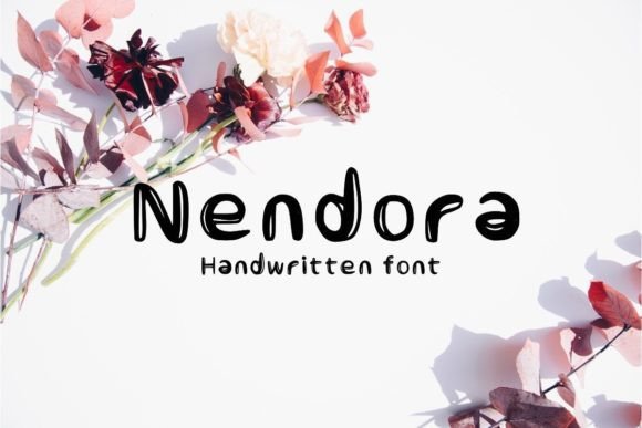 Nendora: A Handwritten Typeface for Elegant Editorial Design