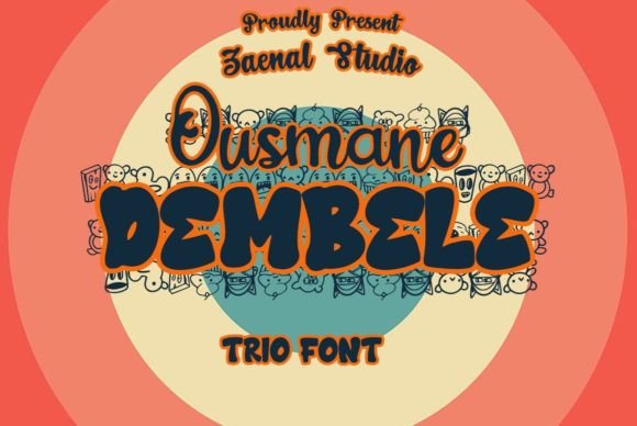 Ousmane Dembele: A Premium Display Font Trio for Editorial Design