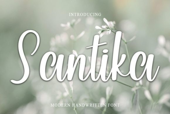 Santika: A Handwritten Font That Builds Brand Connection