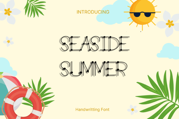 Seaside Summer: A Whimsical Typeface for Modern Web Design