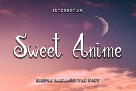 Sweet Anime: A Handwritten Typeface for Editorial Storytelling
