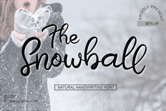 The Snowball: A Handwritten Typeface for Modern Editorial Design