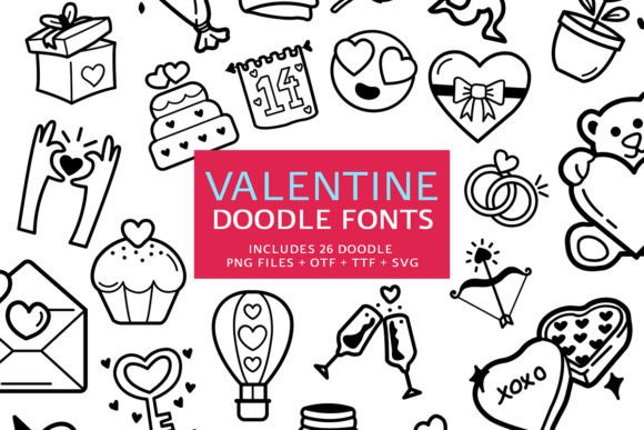 Valentine Doodle: The Playful Typeface for Handmade Creations